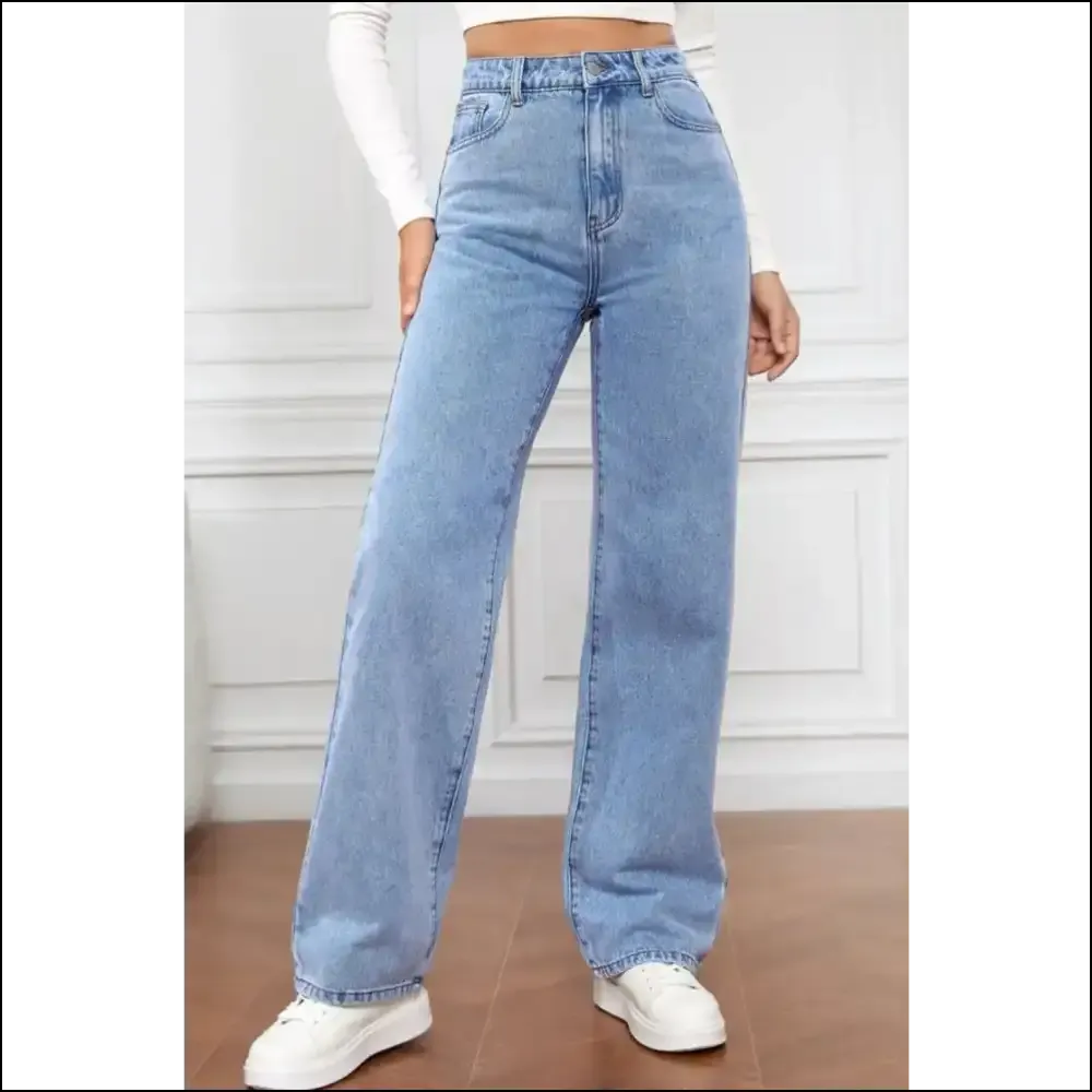 Chic High Waist Jeans: Slay the Day, Feel Like a Queen 👖💁‍♀️ - Needful Things