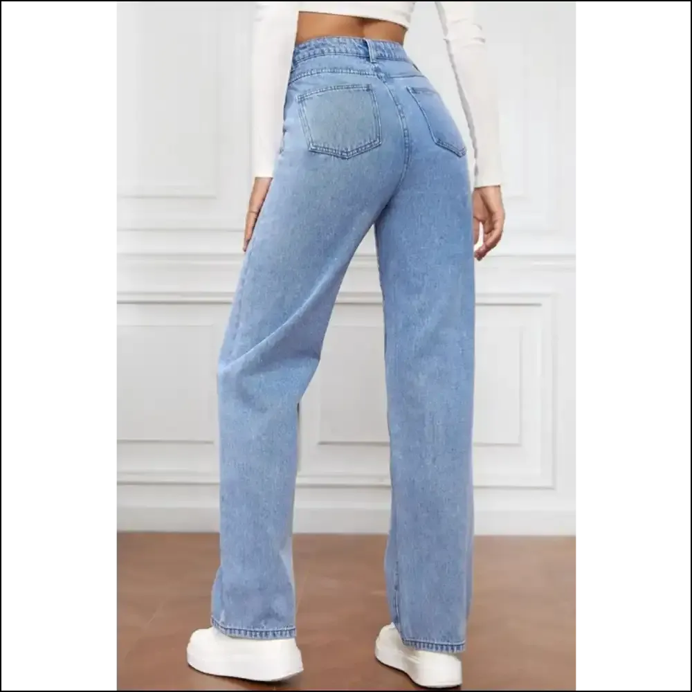 Chic High Waist Jeans: Slay the Day, Feel Like a Queen 👖💁‍♀️ - Needful Things