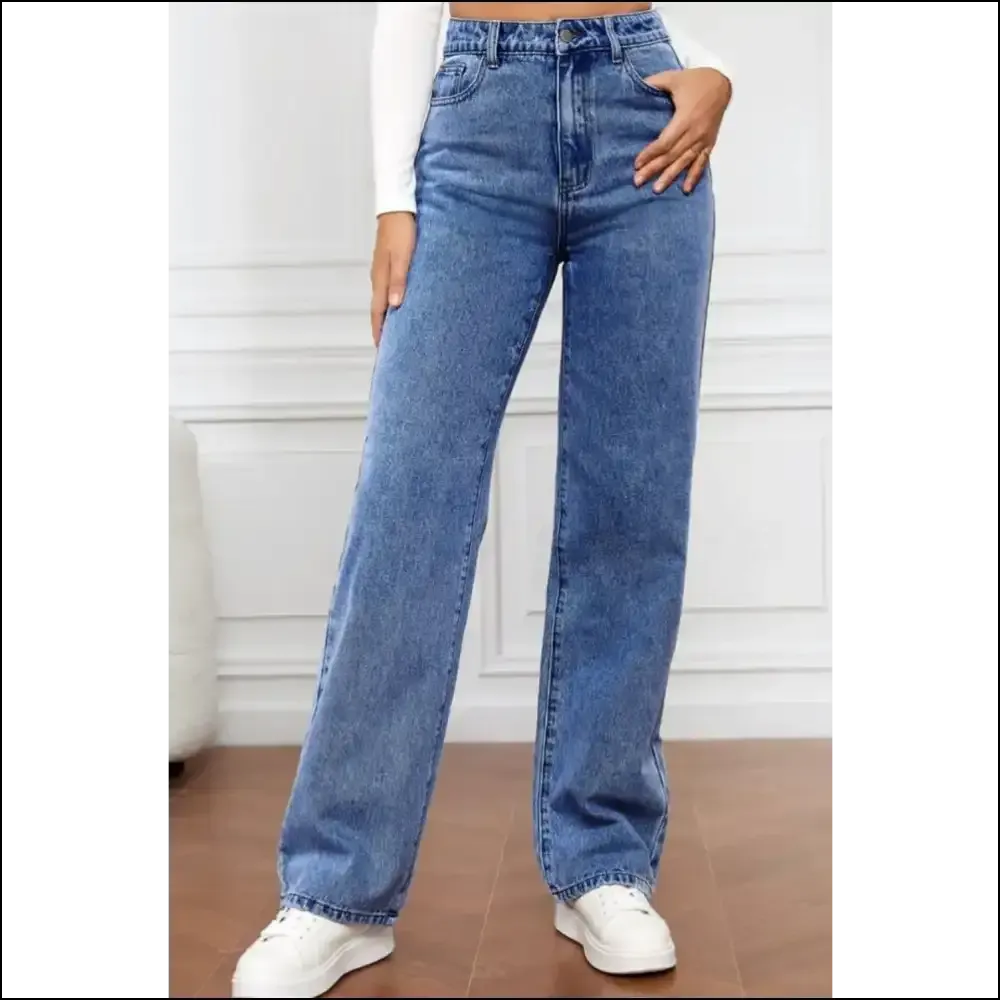 Chic High Waist Jeans: Slay the Day, Feel Like a Queen 👖💁‍♀️ - Needful Things
