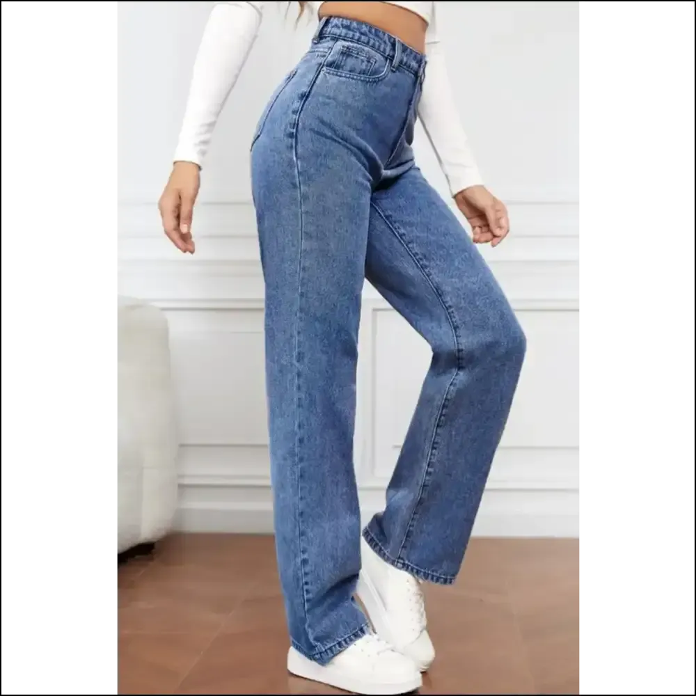 Chic High Waist Jeans: Slay the Day, Feel Like a Queen 👖💁‍♀️ - Needful Things