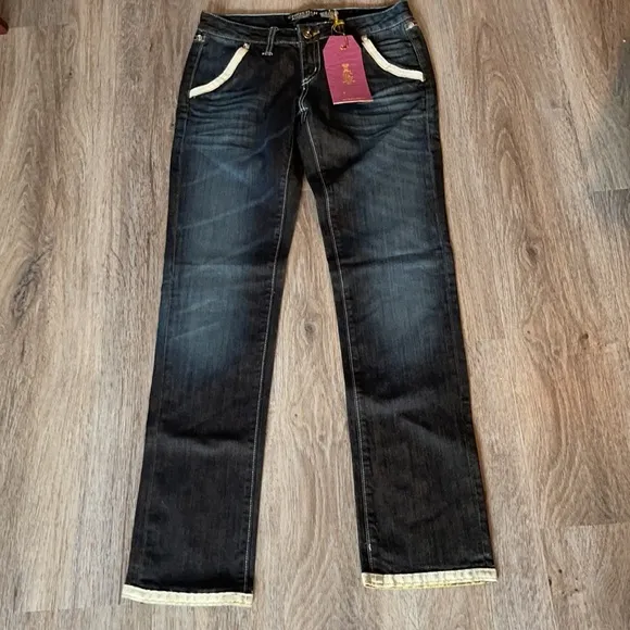 Christian Audigier Harrison Dagger Denim Jeans Size 30