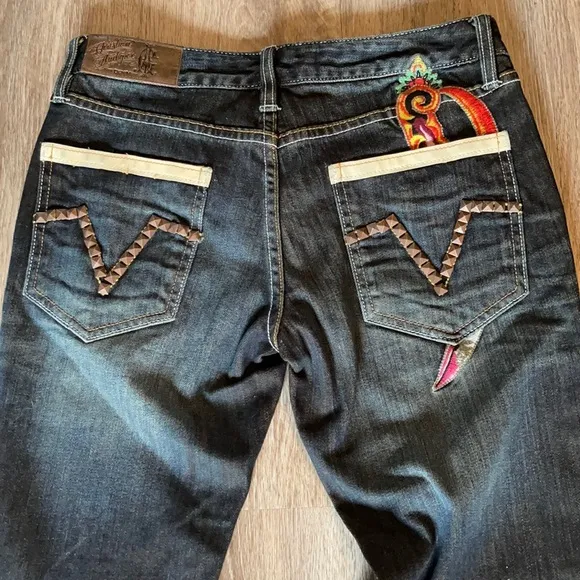 Christian Audigier Harrison Dagger Denim Jeans Size 30