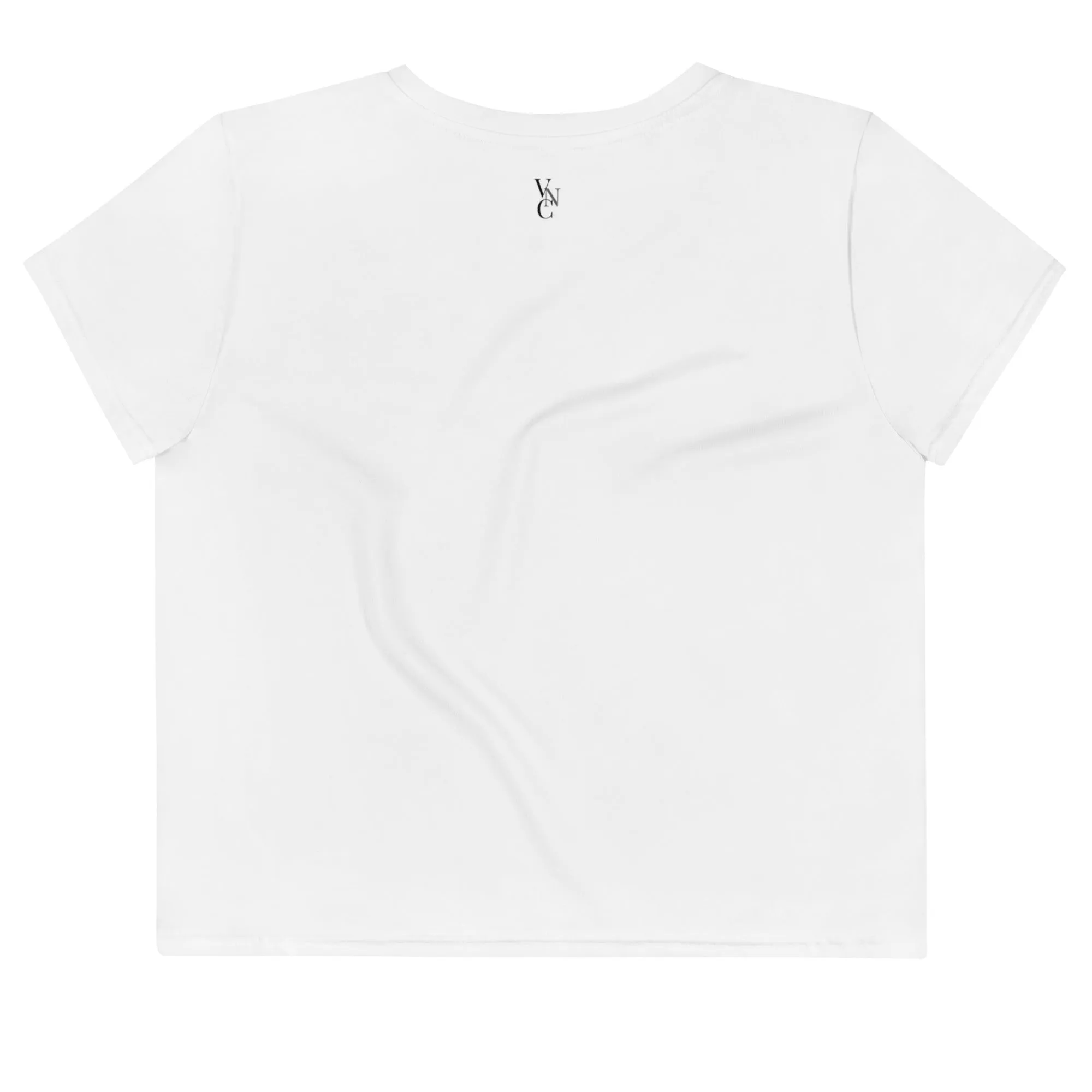 City Chic Crop Tee in Plain White