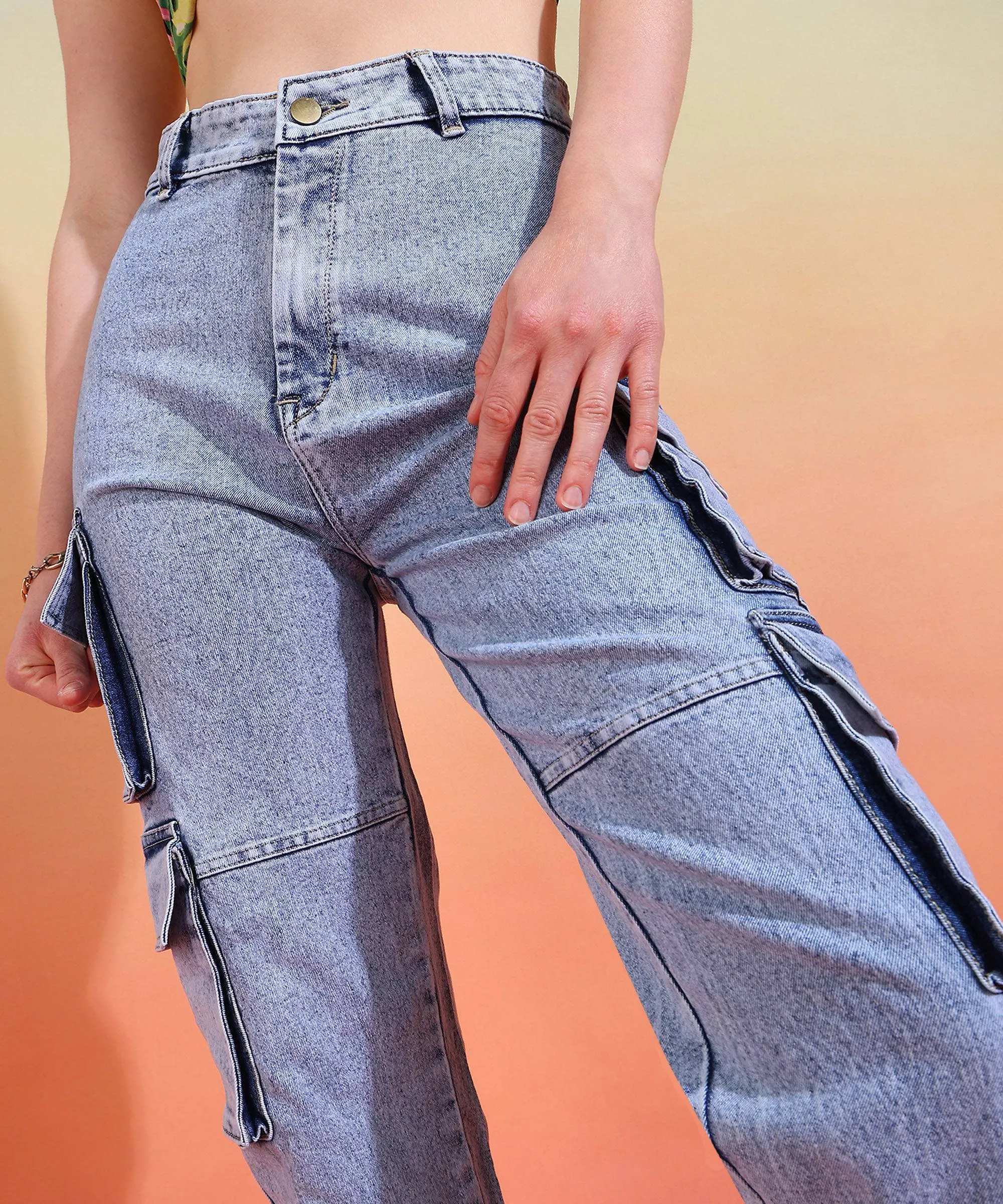 Cityscape Chic Cargo Jeans