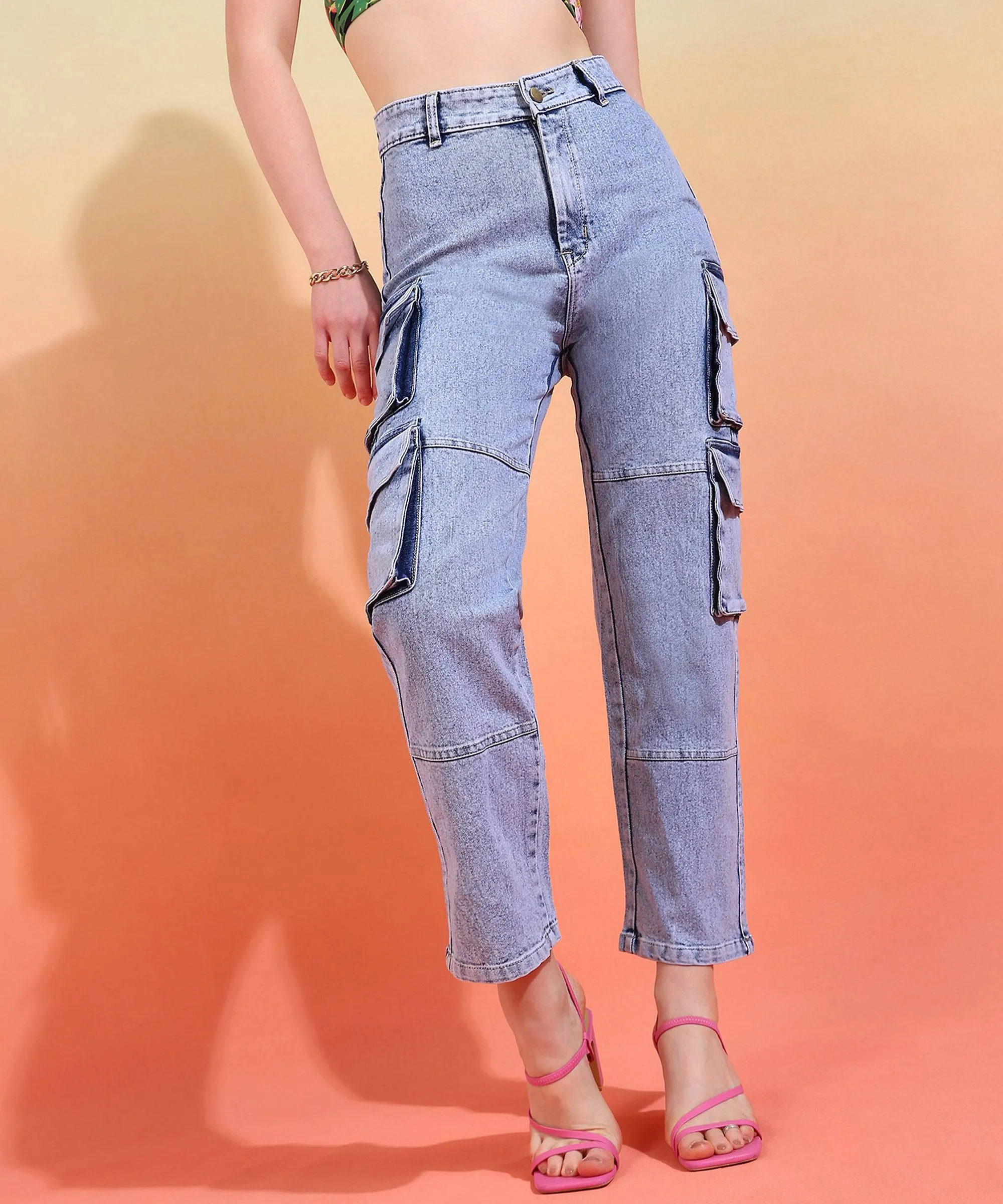 Cityscape Chic Cargo Jeans