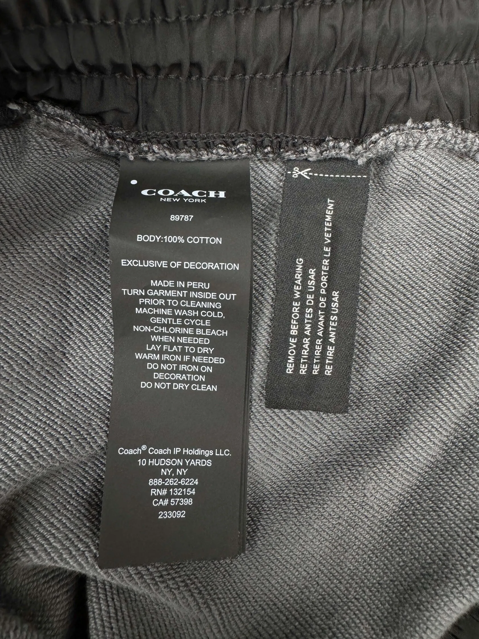 Coach CC Signature Joggers - Black