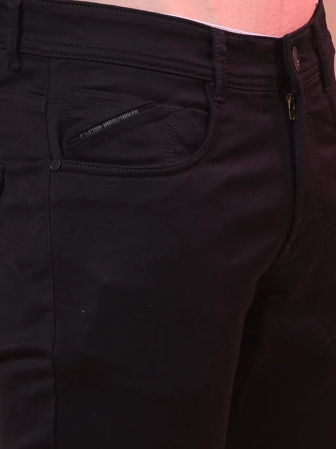 COBB BLACK STRAIGHT-FIT PREMIUM JEANS