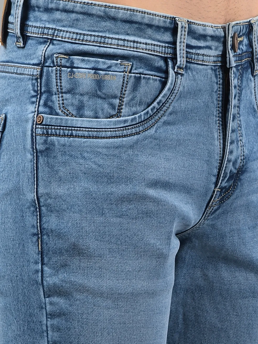 COBB BLUE STRAIGHT-FIT PREMIUM JEANS