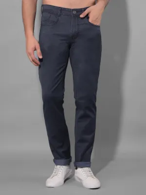 COBB Dark Grey Narrow Fit Premium Jeans