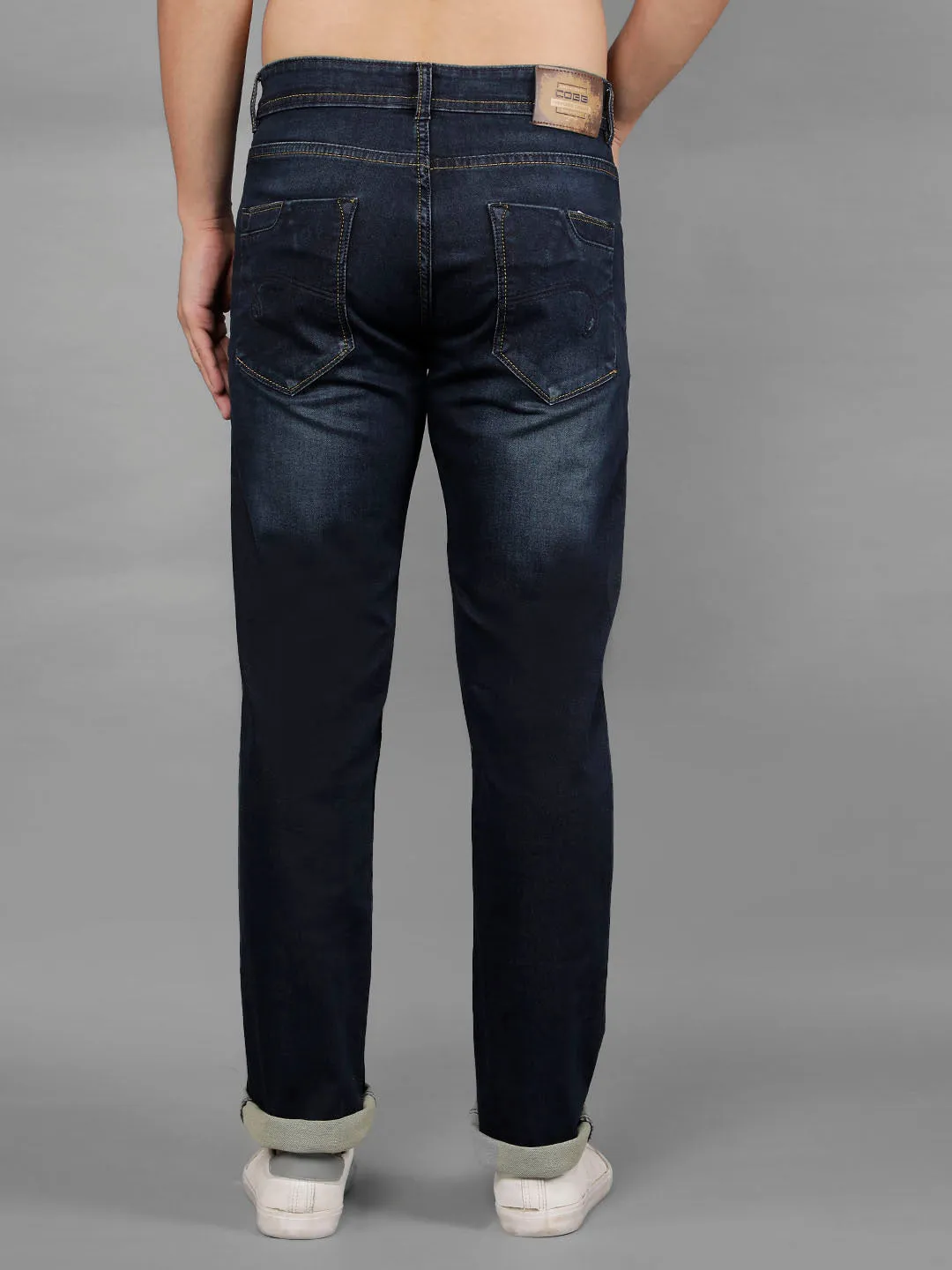 COBB Mens Navy Blue Jeans
