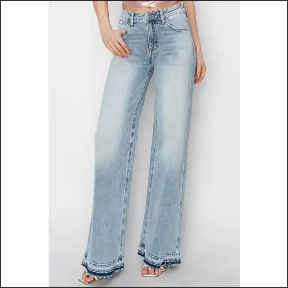 Conquer the World in our Risen High Rise Wide Leg Jeans at Needful Things! 👖✨