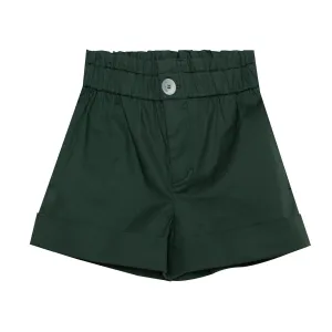 Cotton Shorts Oasis, Forest Green