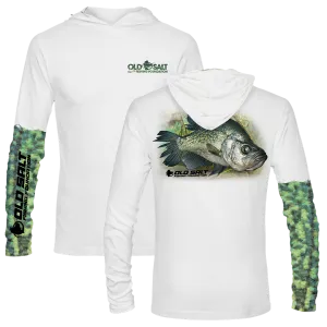 Crappie Long Sleeve Hooded Performance Shirt