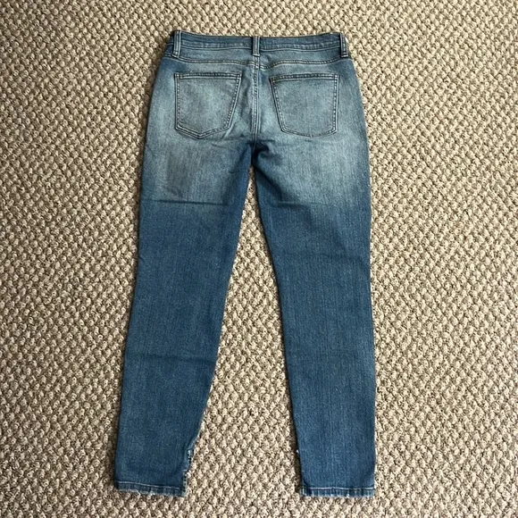 Current/Elliott Turnt Ankle Skinny Stiletto Studded Blue Keeling Jean Size: 28
