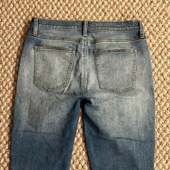 Current/Elliott Turnt Ankle Skinny Stiletto Studded Blue Keeling Jean Size: 28