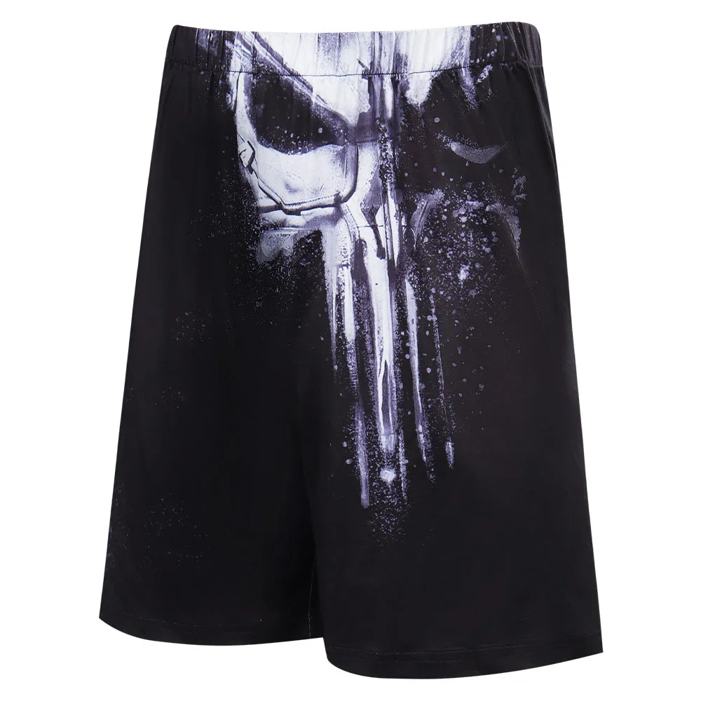 Daredevil Punisher Cosplay Costume Shorts Outfits Halloween Carnival Suit Frank Castle
