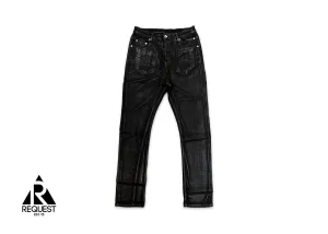 Detroit Cut Denim "Black Foil Wax"
