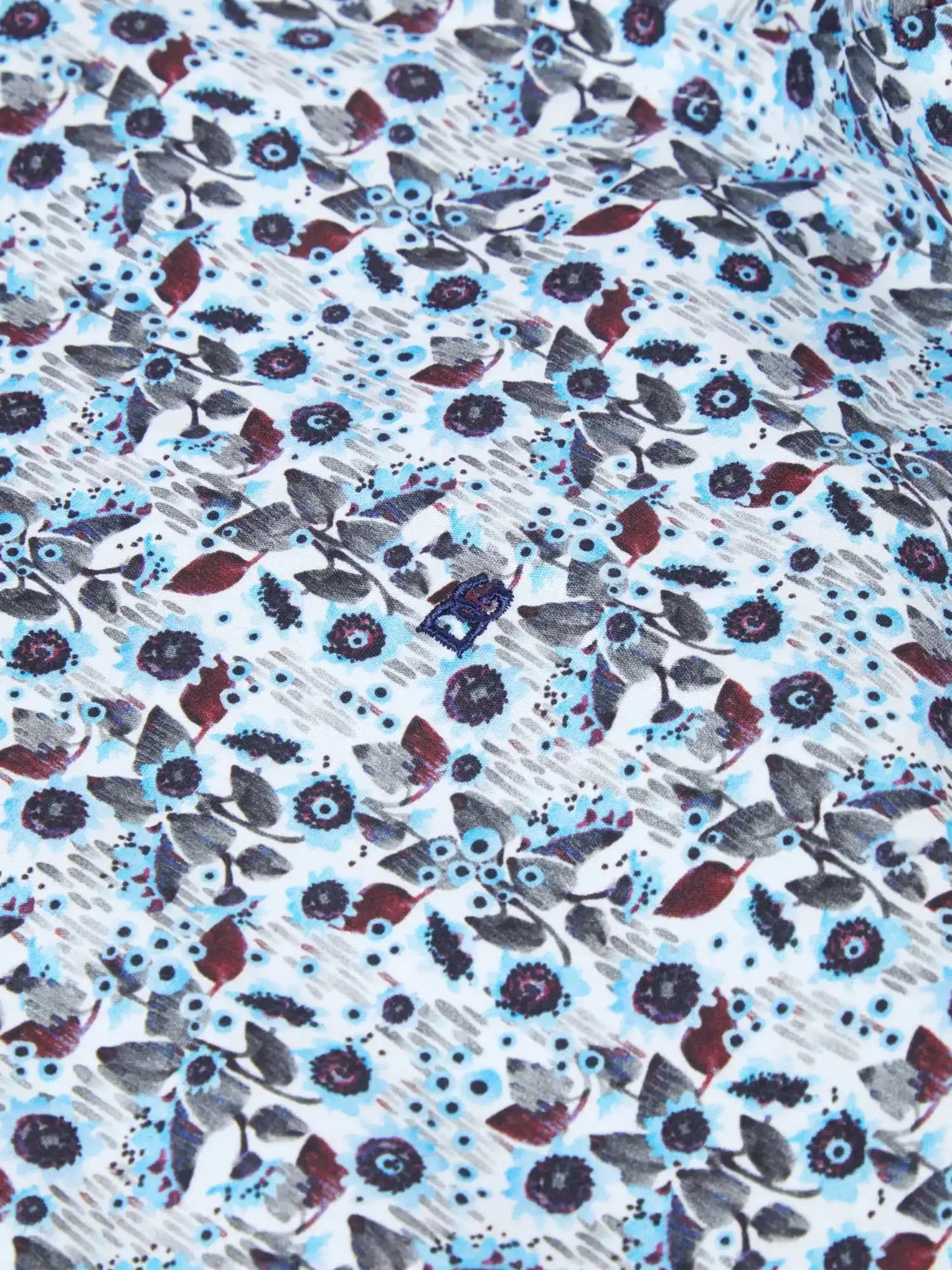 DG's Drifter LS Shirt 14751/25 Blue Floral