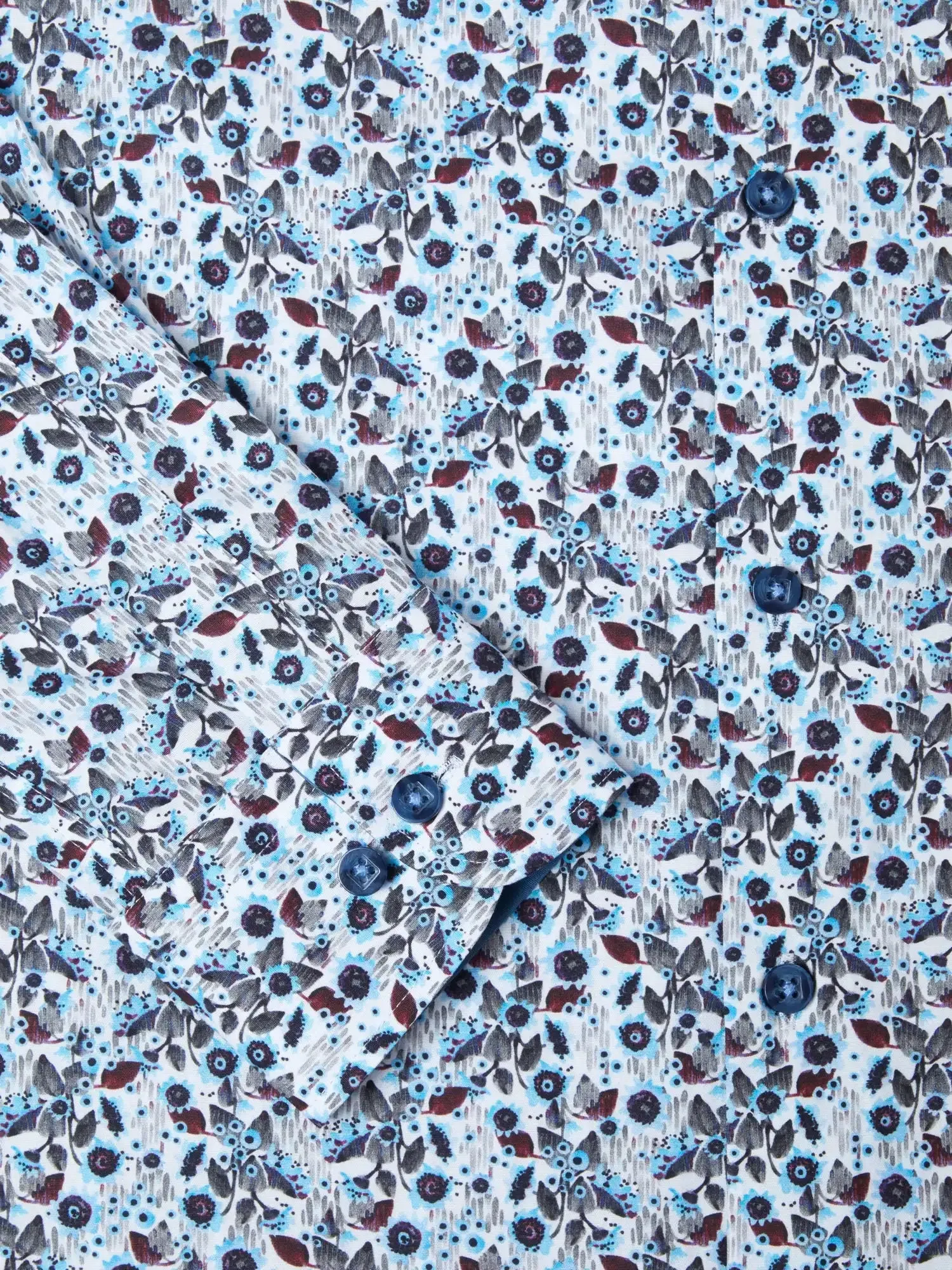 DG's Drifter LS Shirt 14751/25 Blue Floral