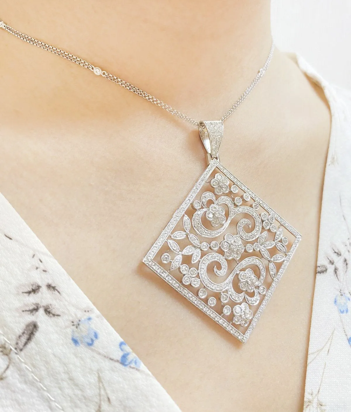 Diamond Necklace NL18115
