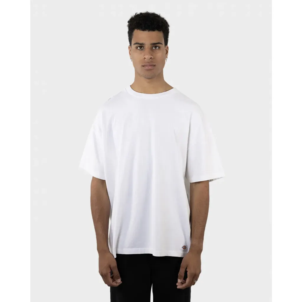 DICKIES 330 OVERSIZED BOX FIT TEE - WASHED WHITE
