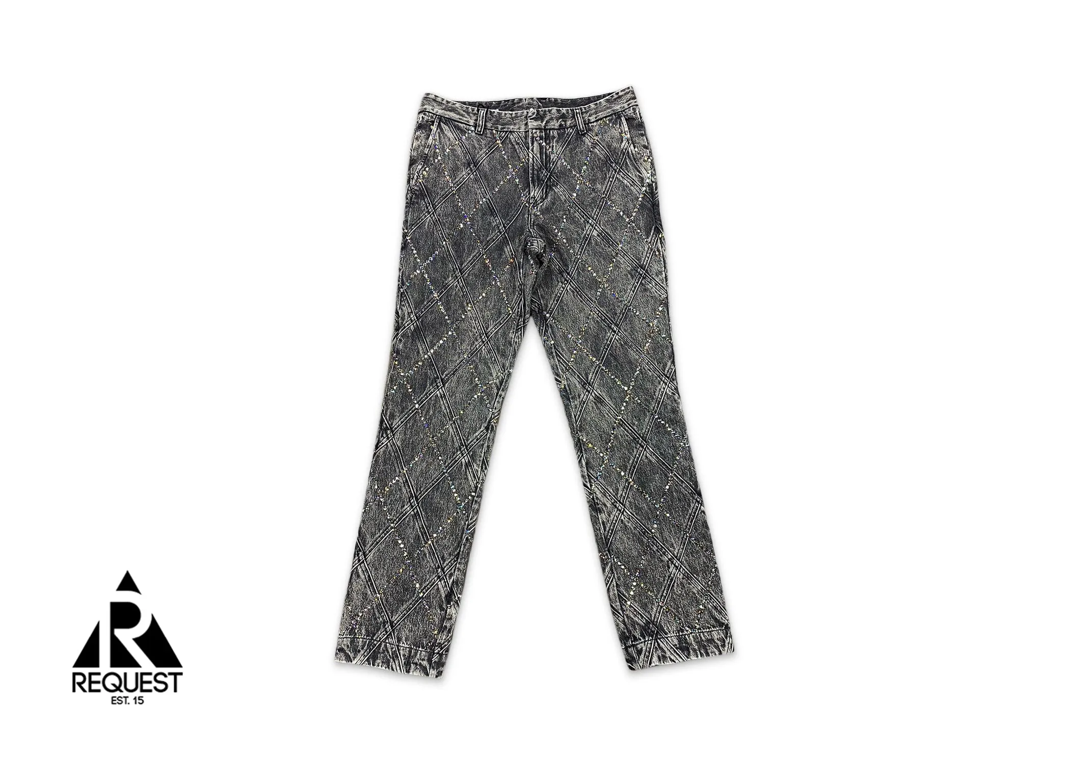 Diesel Rhinestone Denim Jeans "Black"