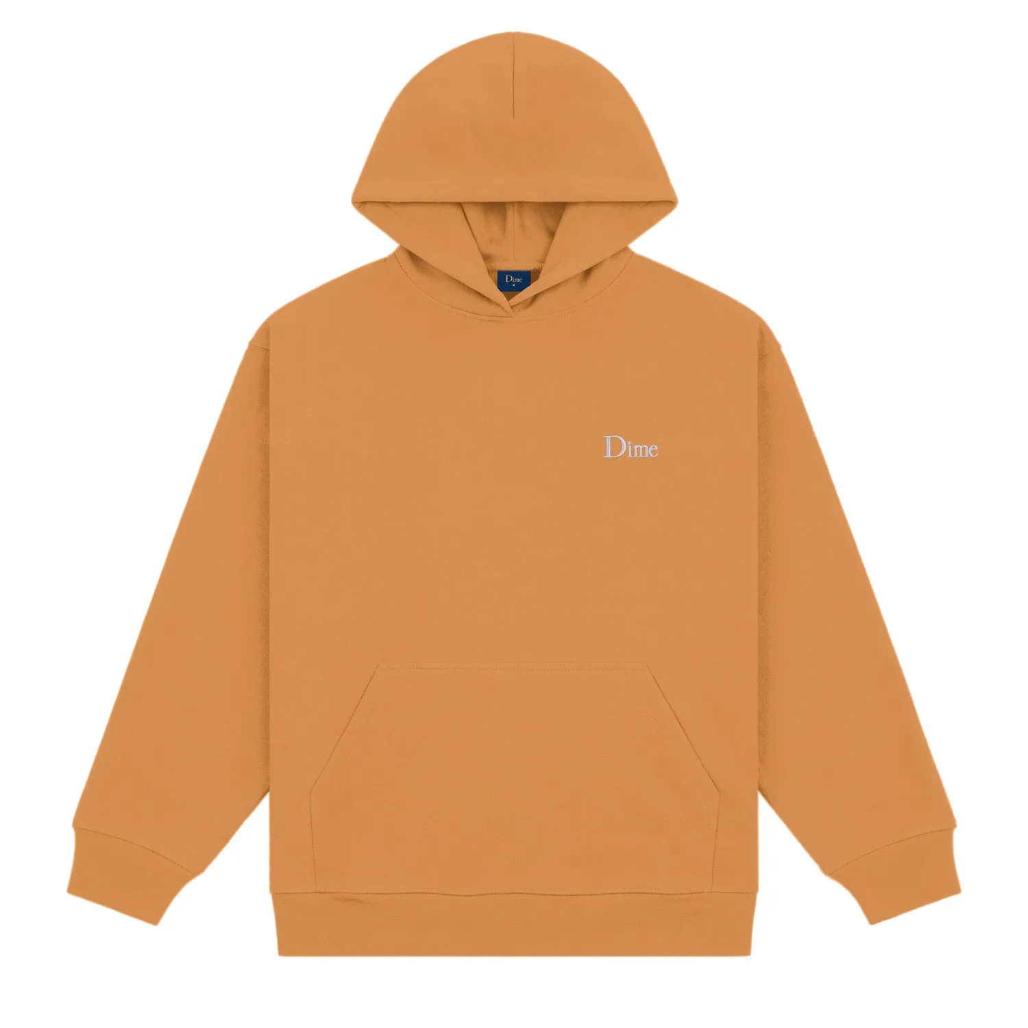 Dime Men Classic Small Logo Hoodie Almond