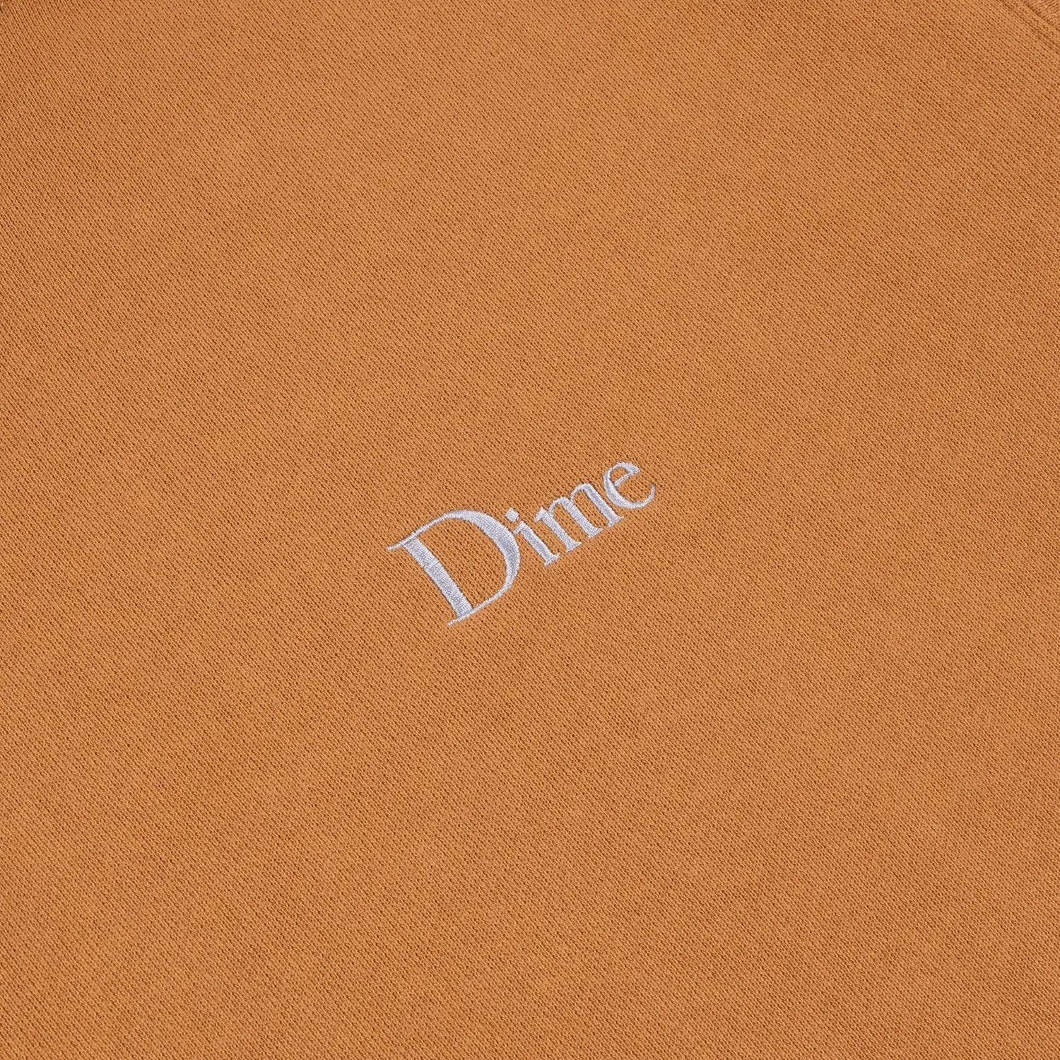 Dime Men Classic Small Logo Hoodie Almond