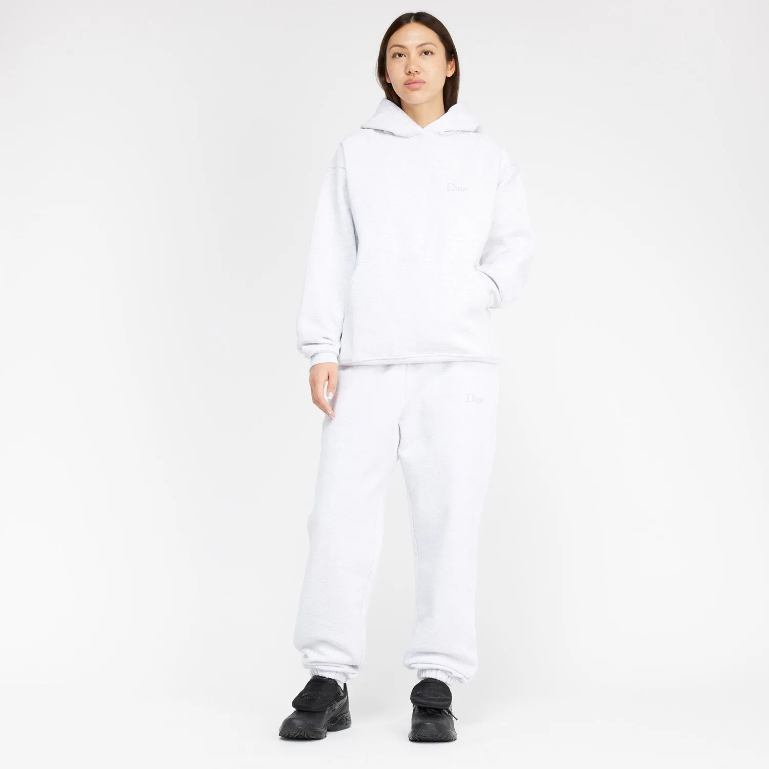 Dime Men Classic Small Logo Hoodie Ash