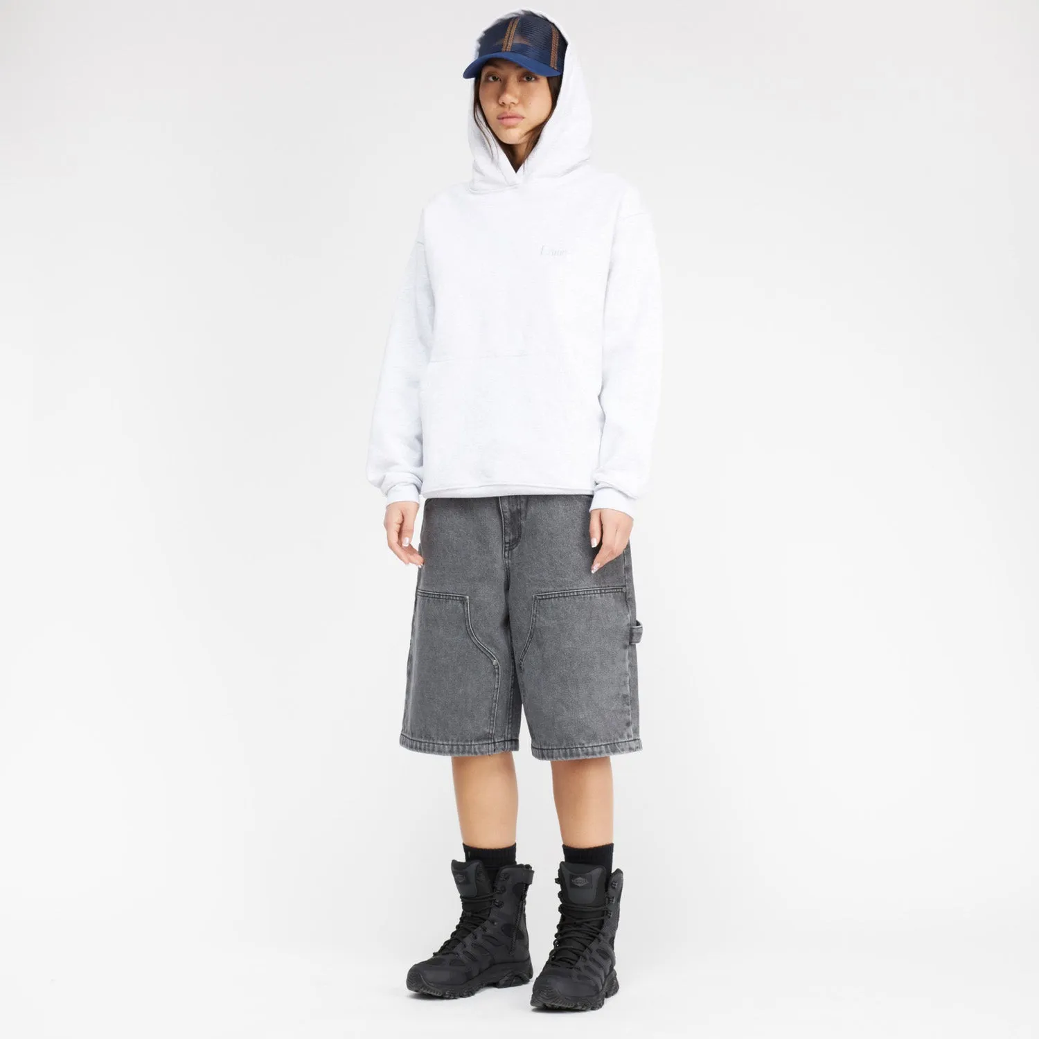 Dime Men Classic Small Logo Hoodie Ash