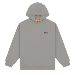 Dime Men Classic Small Logo Hoodie Charcoal