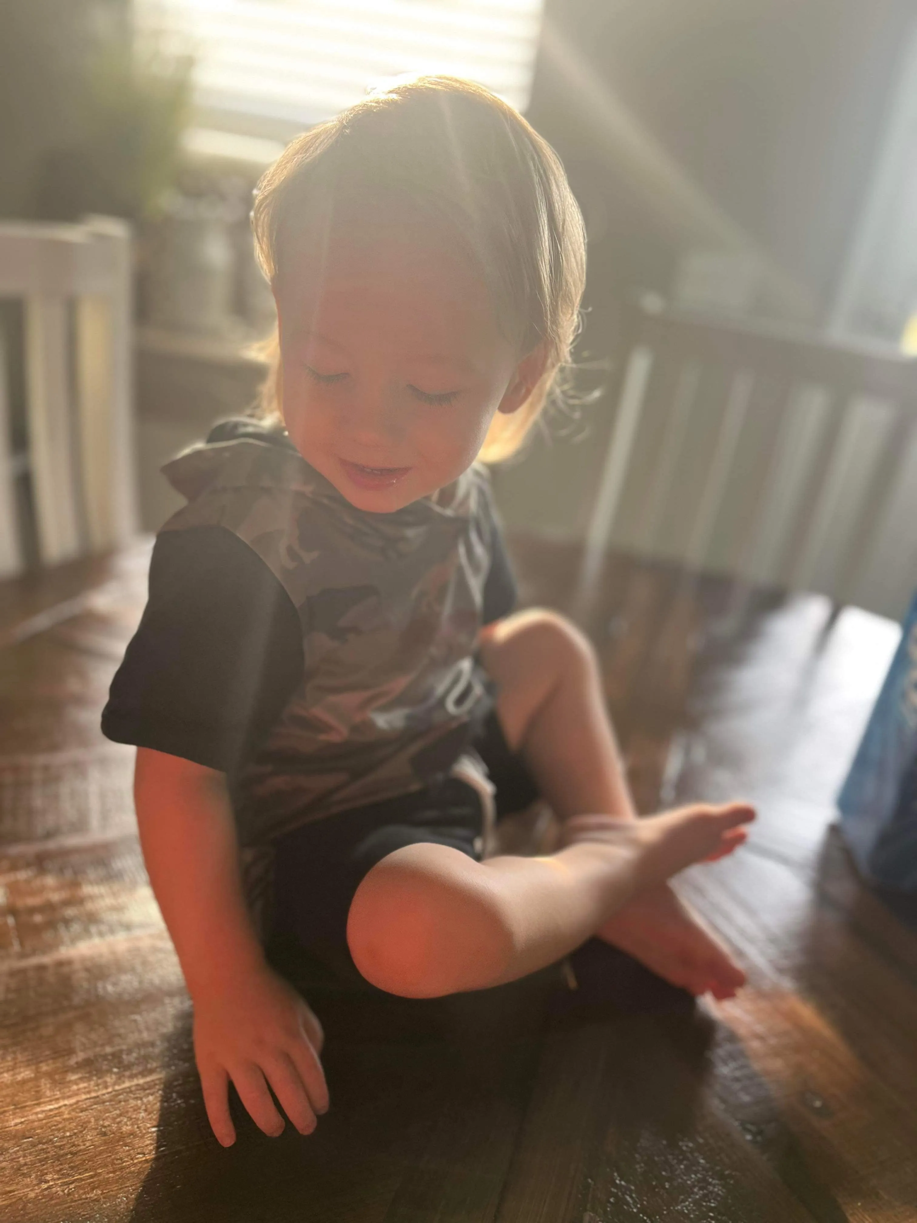 Dino Camo Boys Short Set