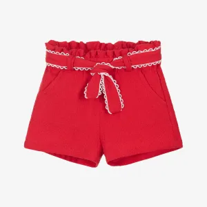 DK301 Girls' Red Shorts