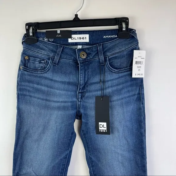 DL1961 Smart Denim Amanda Skinny Jeans Size 25