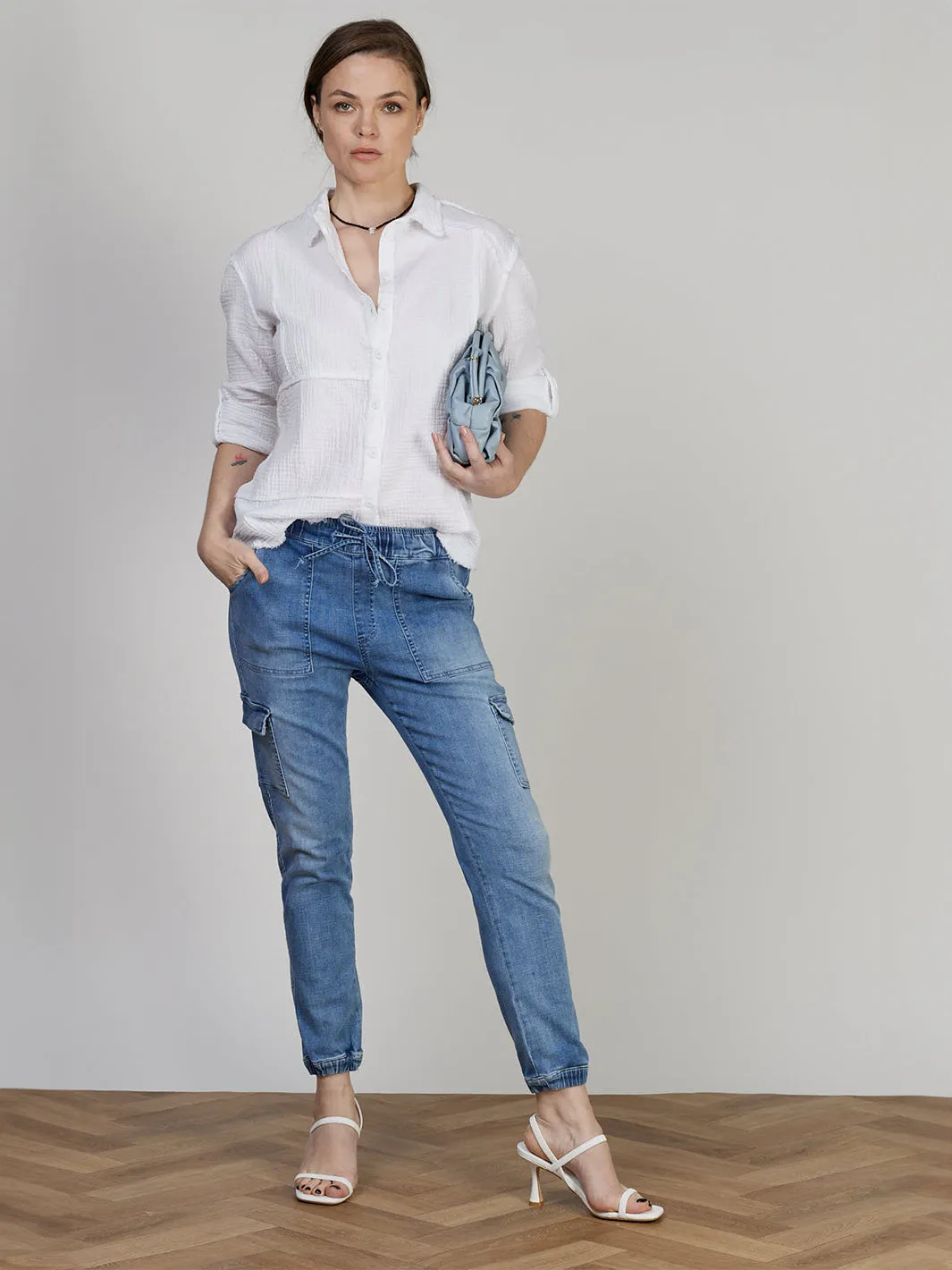 Dolly Denim Jogger