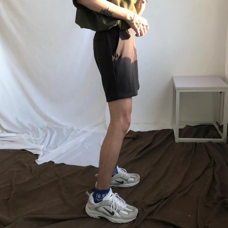 Elastic Band Suit Shorts