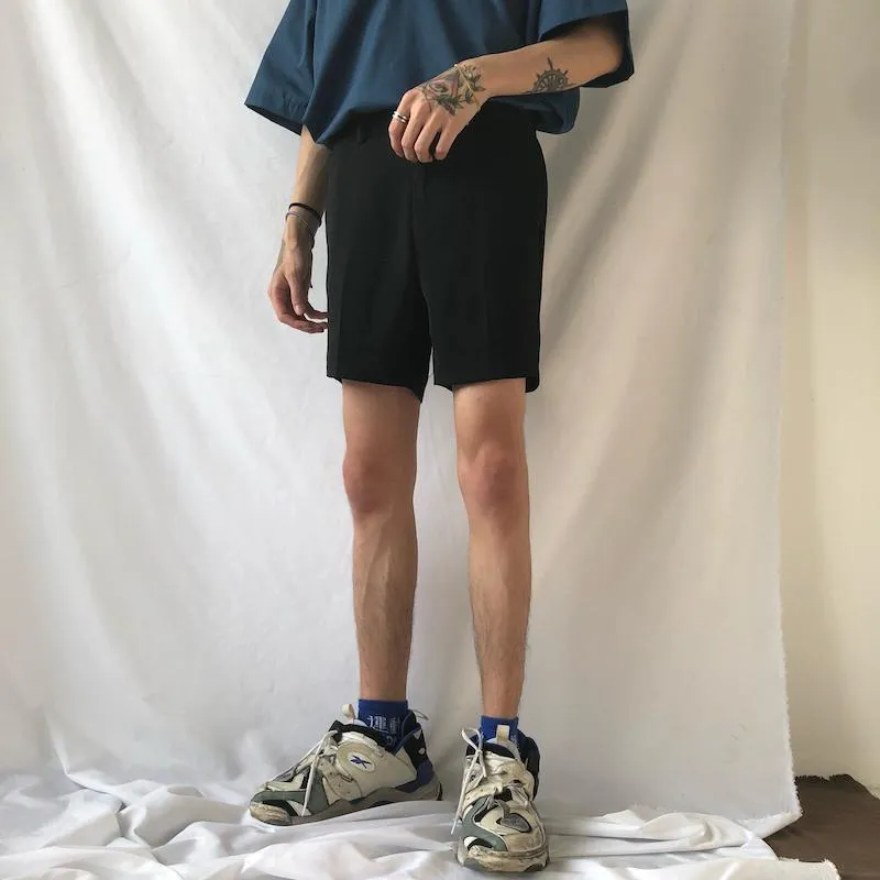 Elastic Band Suit Shorts
