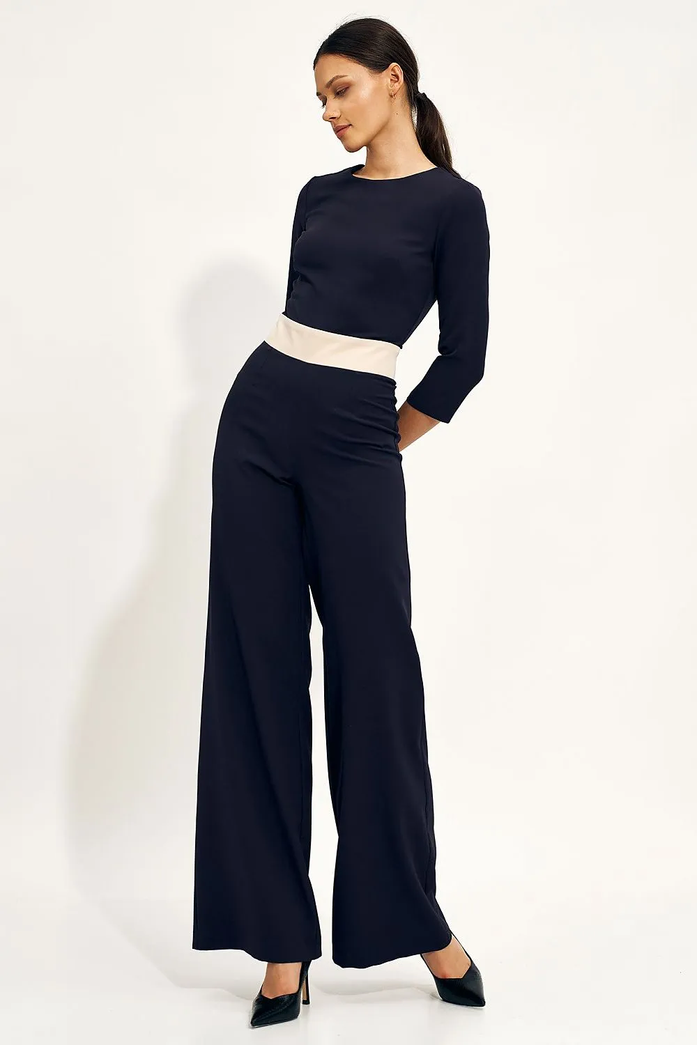 Elegant Belted Classic Jumpsuit