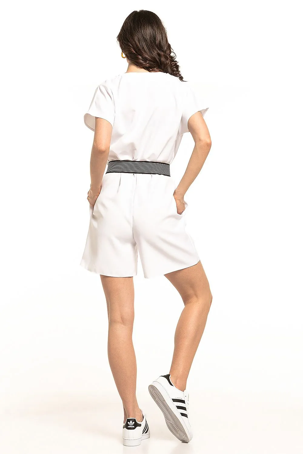 Elegant Envelope Neck Jumpsuit