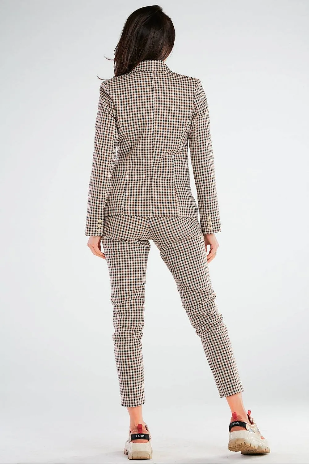 Elegant Fitted Front-Pocket Trousers