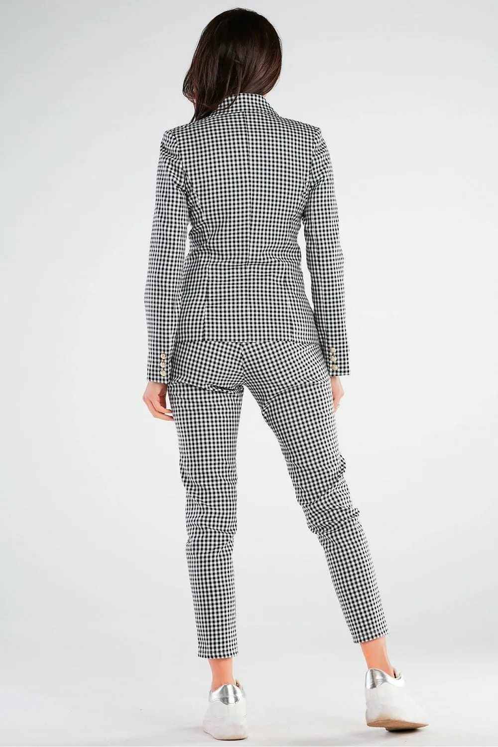 Elegant Fitted Front-Pocket Trousers