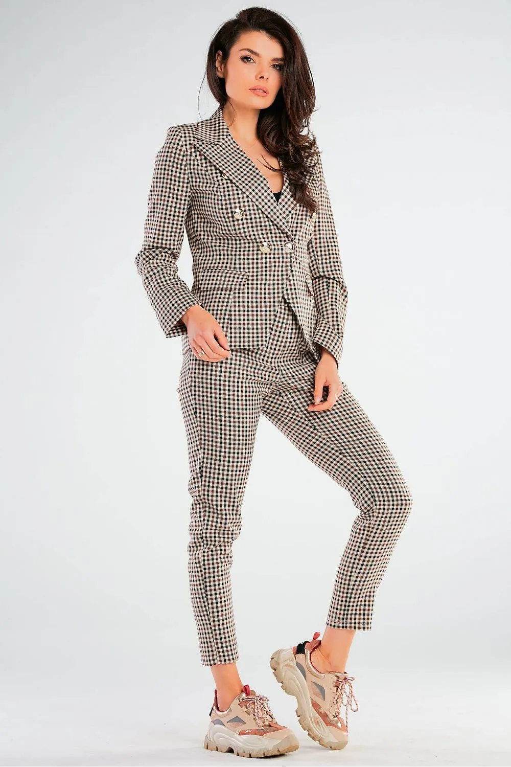Elegant Fitted Front-Pocket Trousers