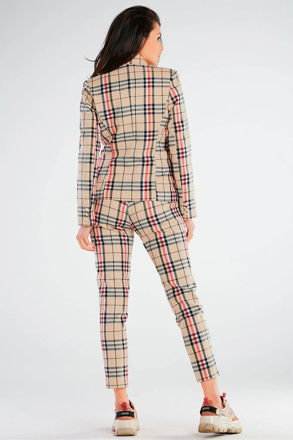 Elegant Fitted Front-Pocket Trousers