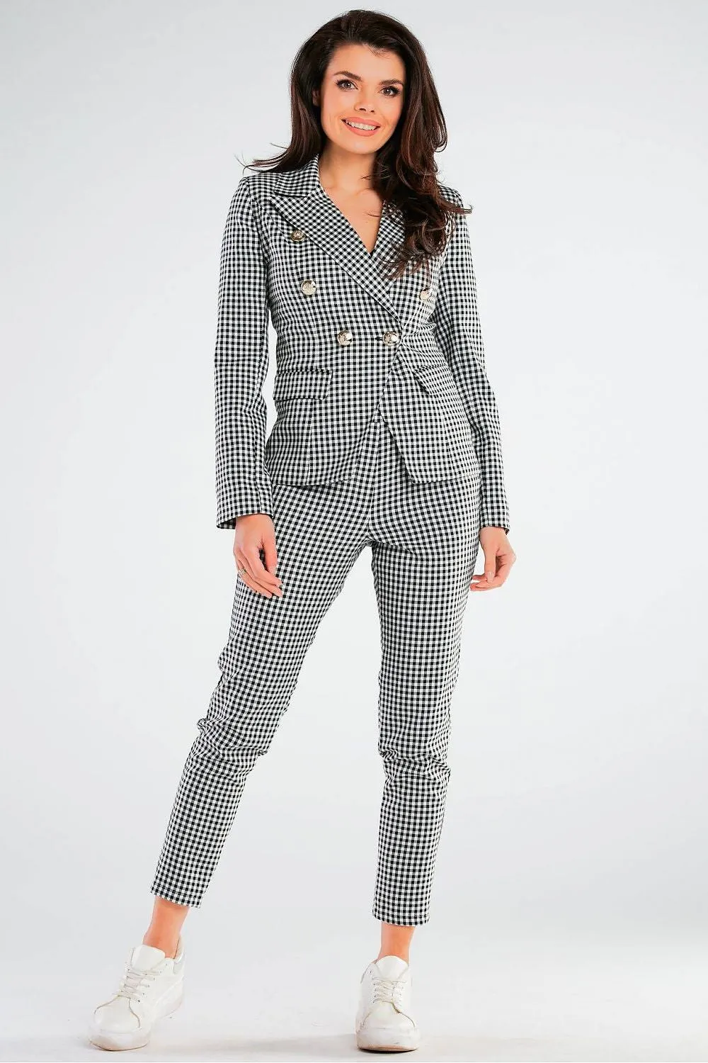 Elegant Fitted Front-Pocket Trousers