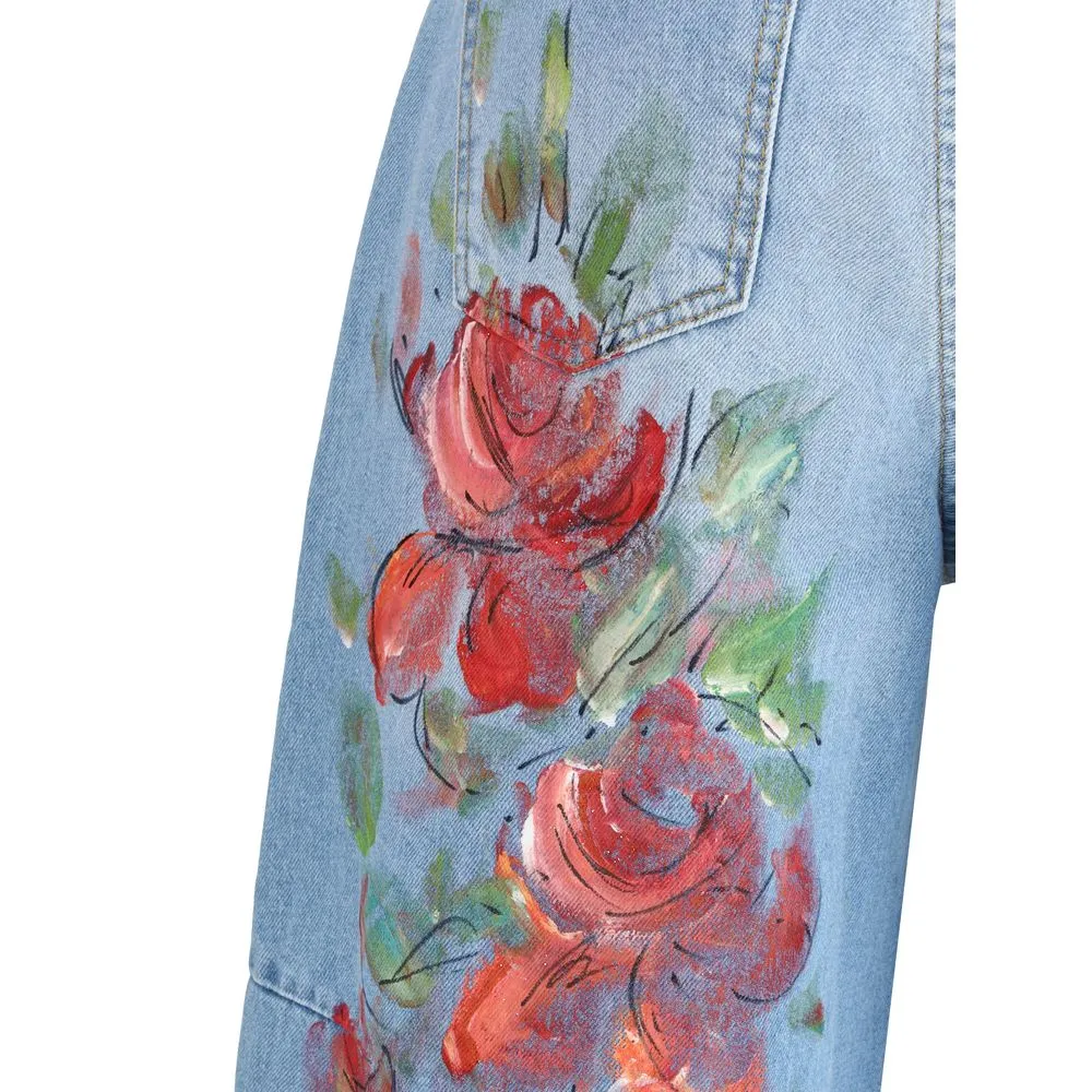 Ella Floral-print Jeans