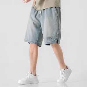 Embroidery Denim Shorts