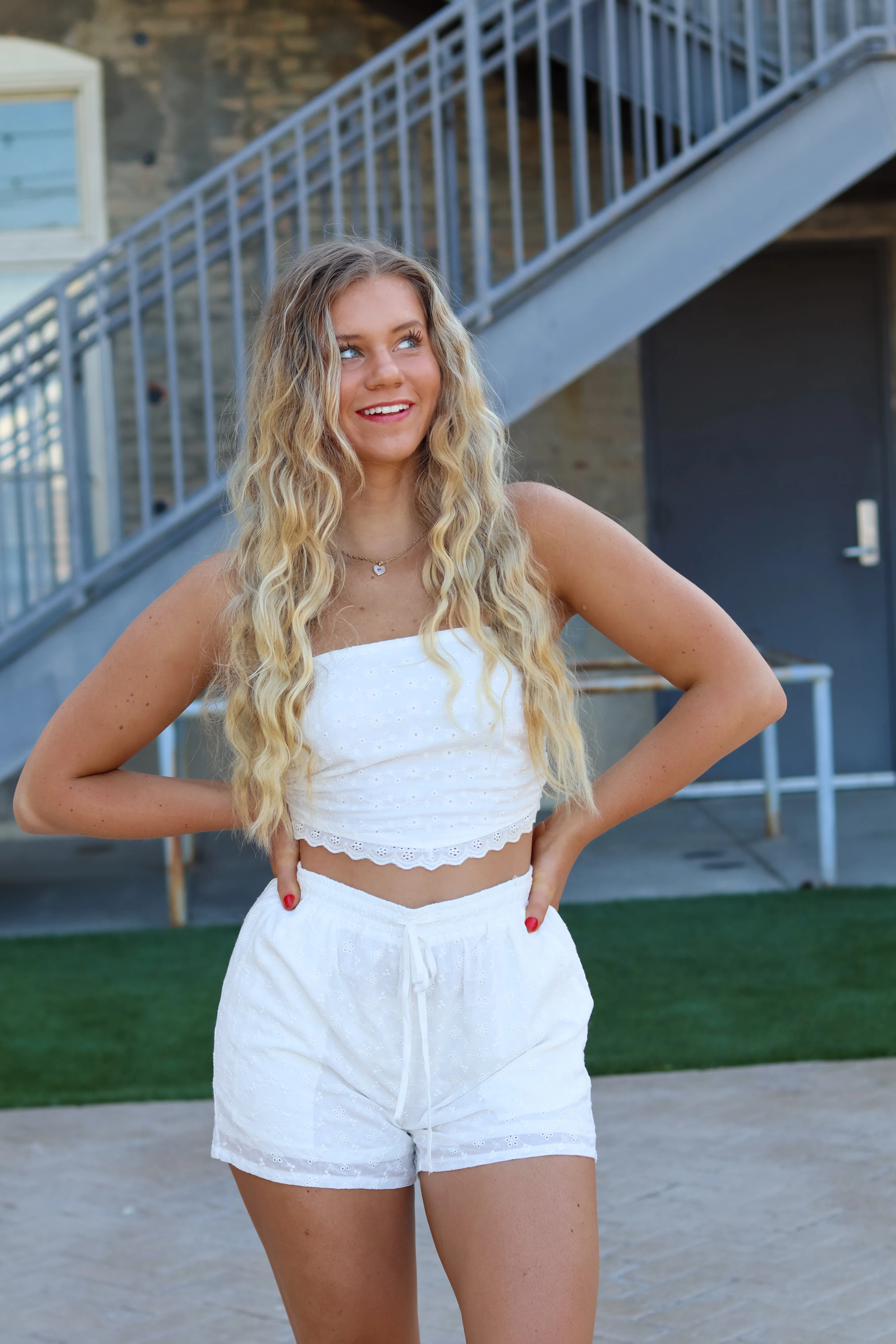 Ezra Eyelet Shorts