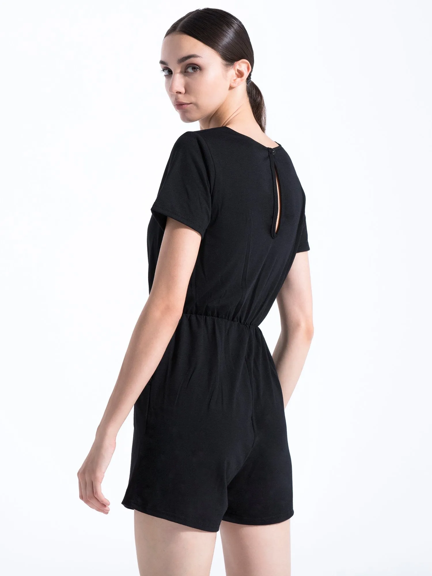 FITTED TEE ROMPER