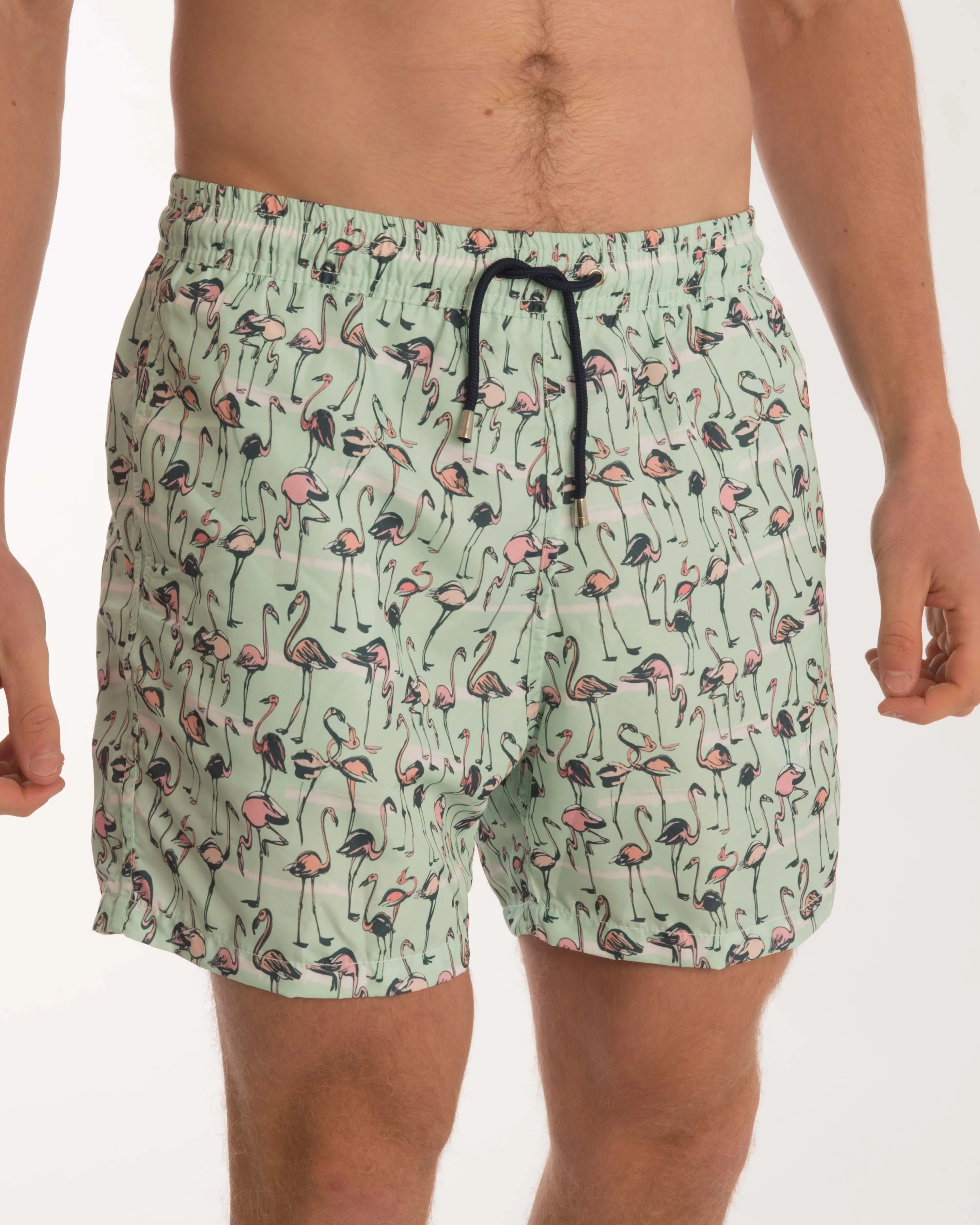 Flamingo Elegant Board Shorts