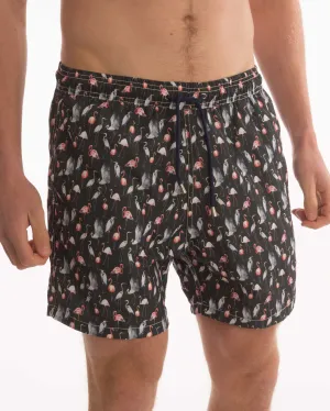 Flamingo Elegant Board Shorts